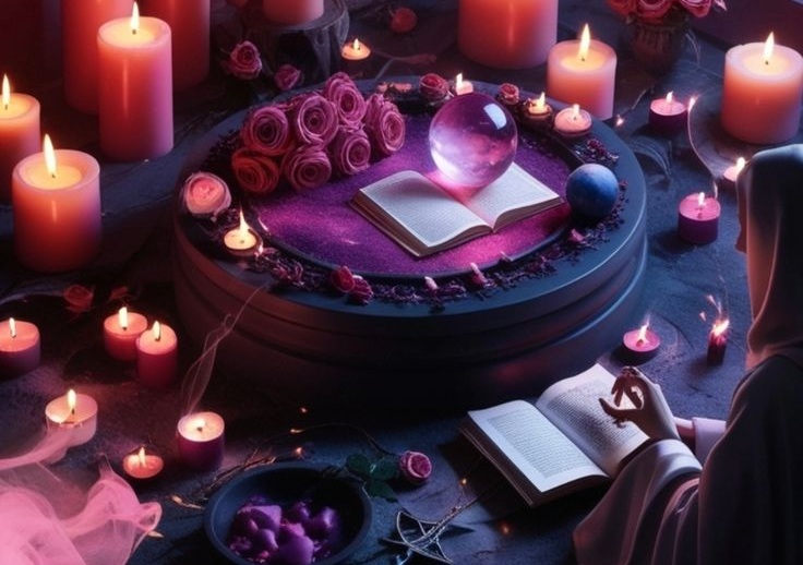 Casting love spell