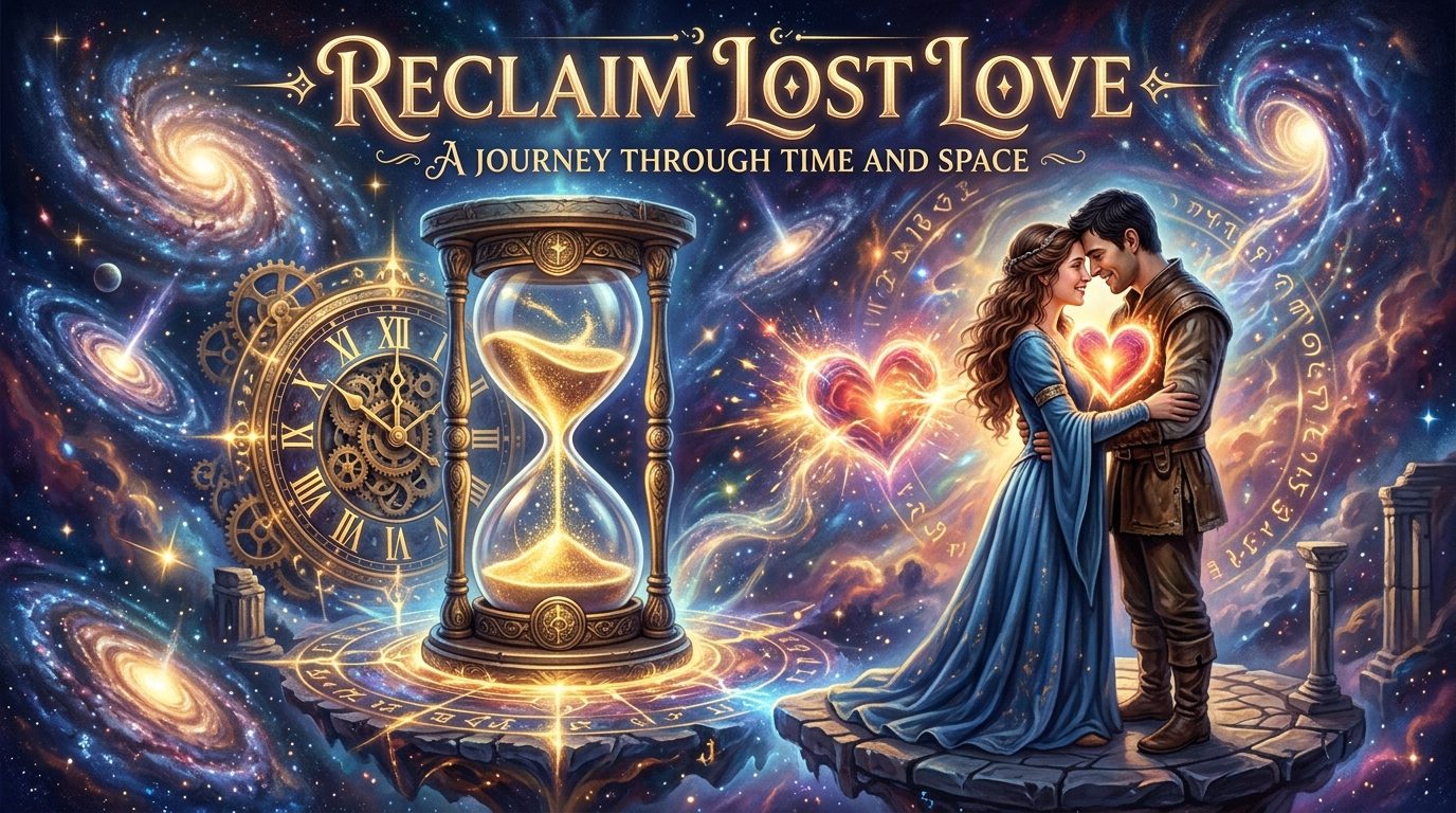 Ancient clock and hourglass symbolizing spiritual timing — aftercare