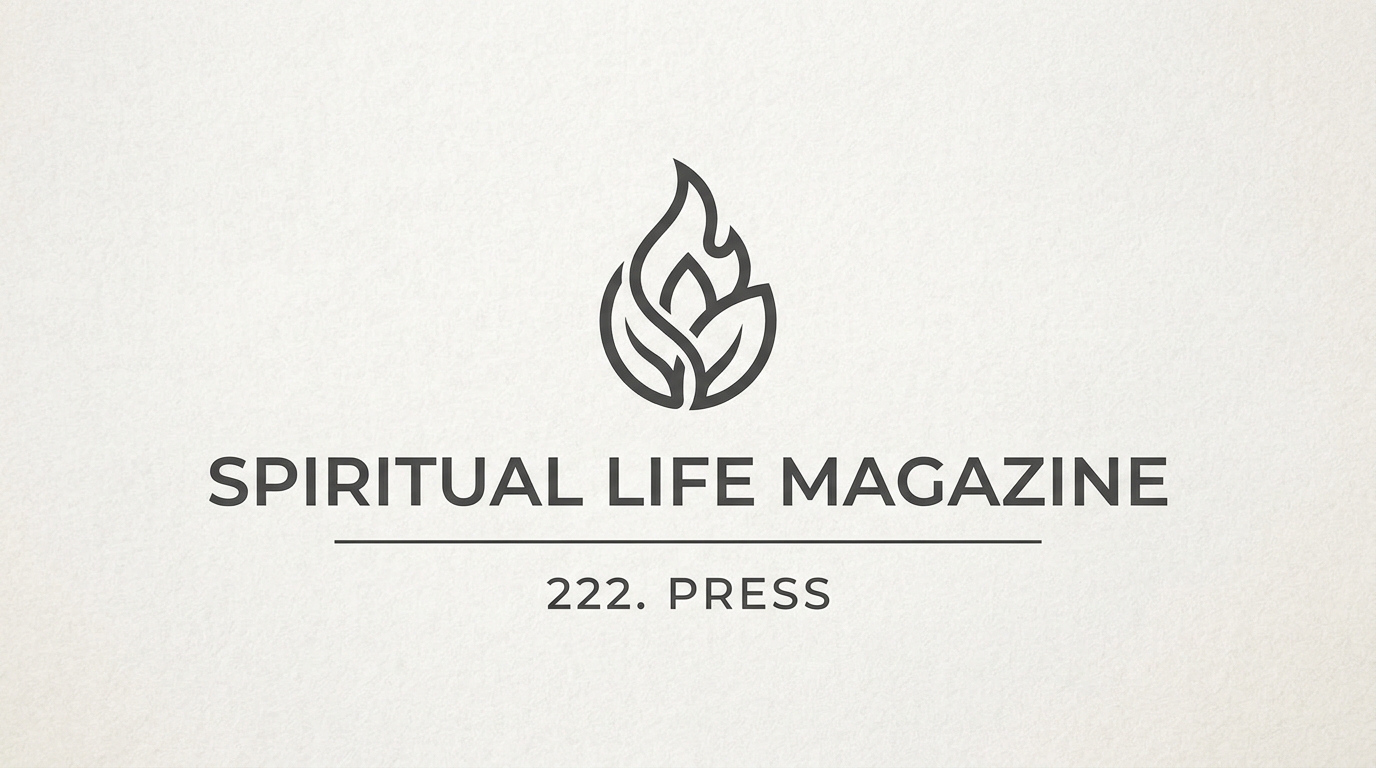 Spiritual Life Magazine grayscale logo representing Baba Ali press coverage