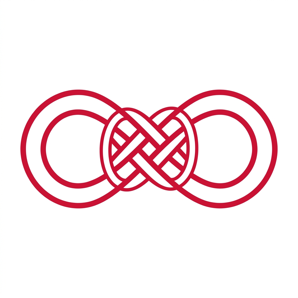 Knotted red thread infinity knot — binding love spell cord work for reunion — how long do love spells take