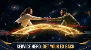 Reunion across dark void representing spiritual reconnection after separation