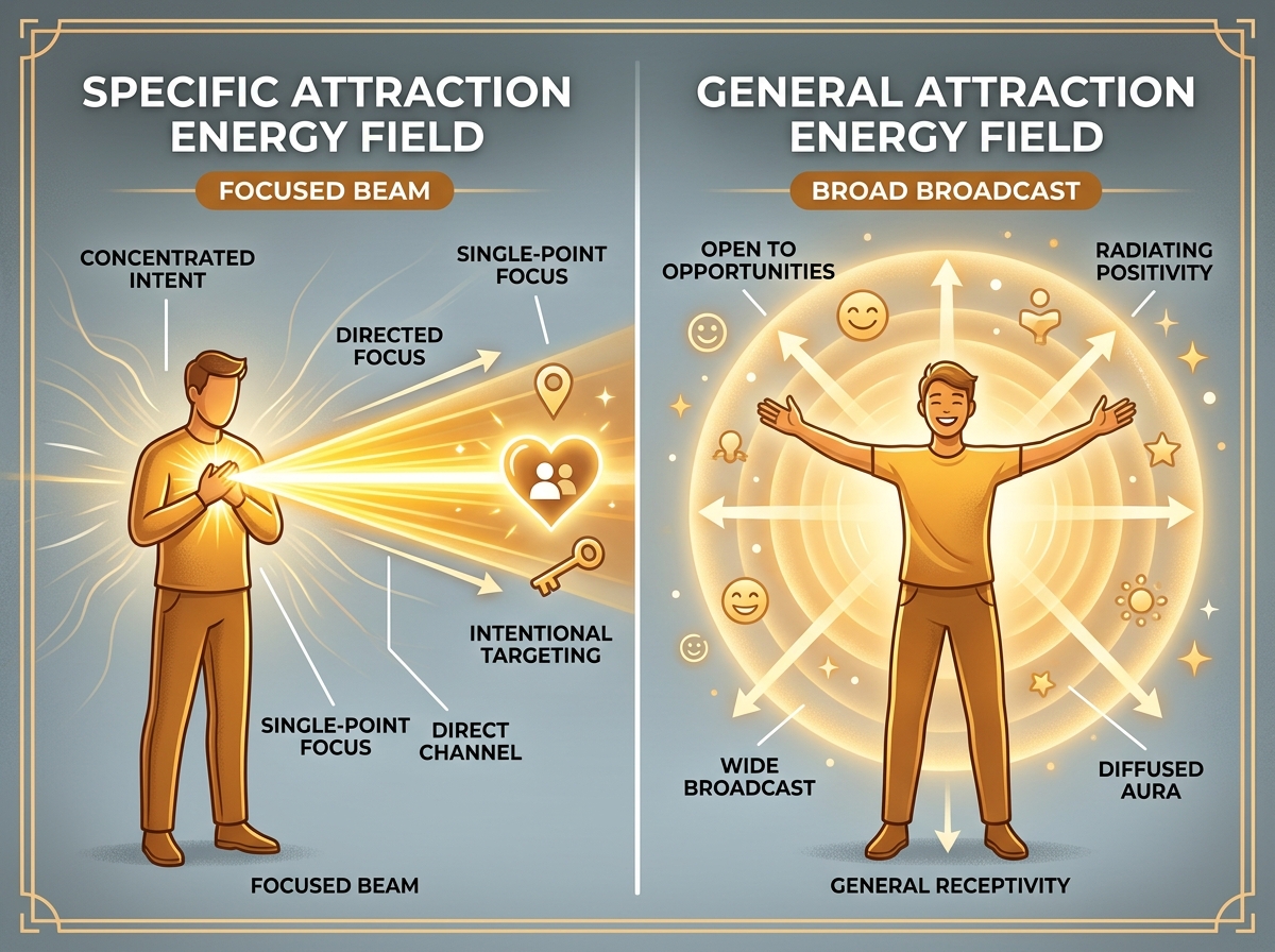 Specific versus general attraction comparison quiz spell selection