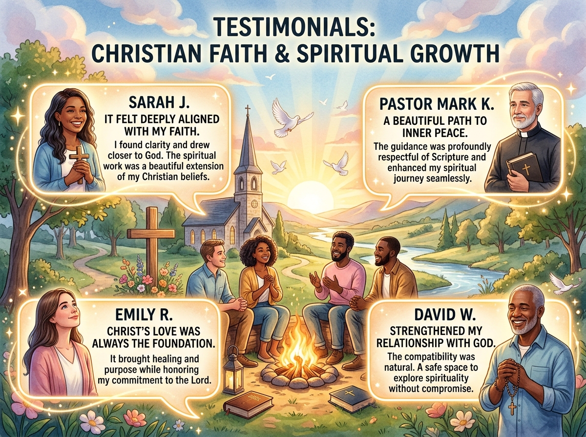 Real Testimonials From Clients Across All Backgrounds Testimonials from Christian clients showing cross-faith love spell work effectiveness
