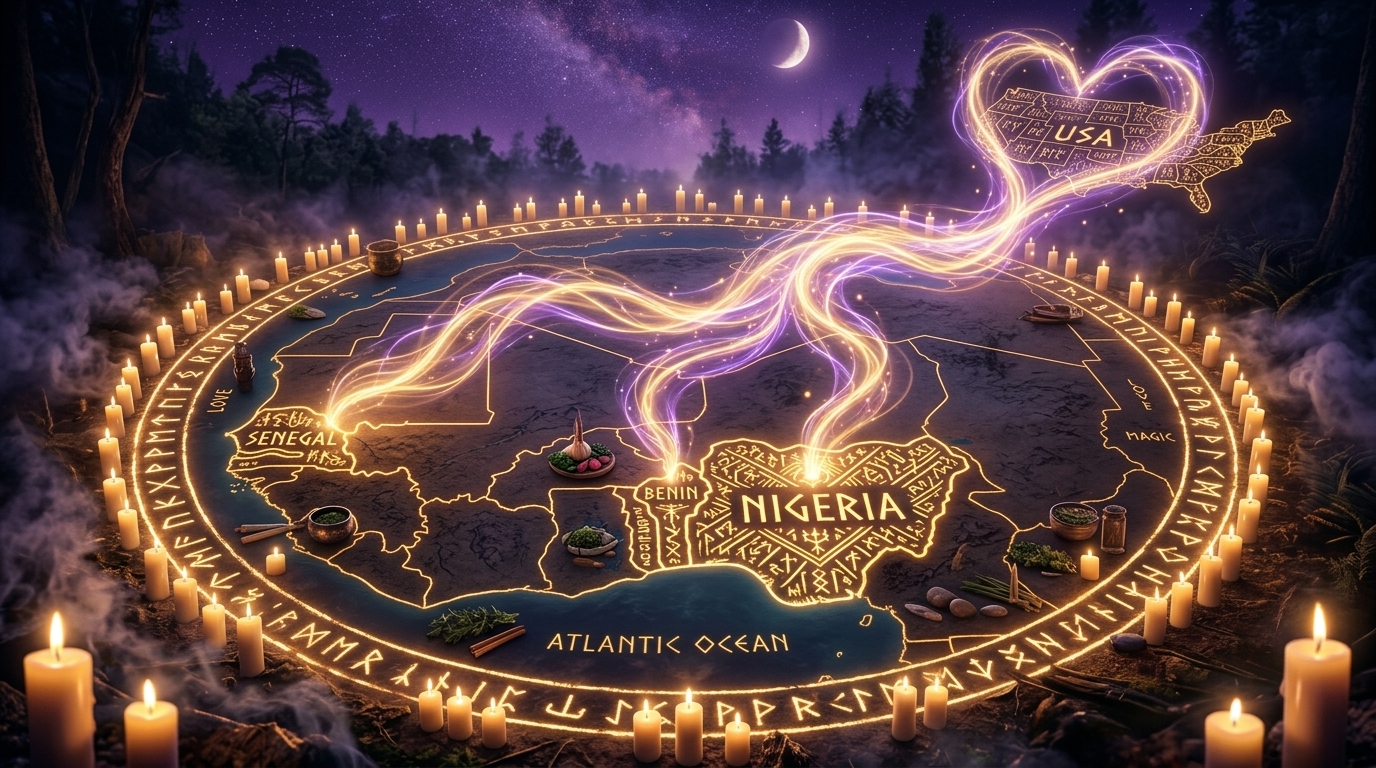 West Africa USA spiritual energy Baba Ali bridging continents