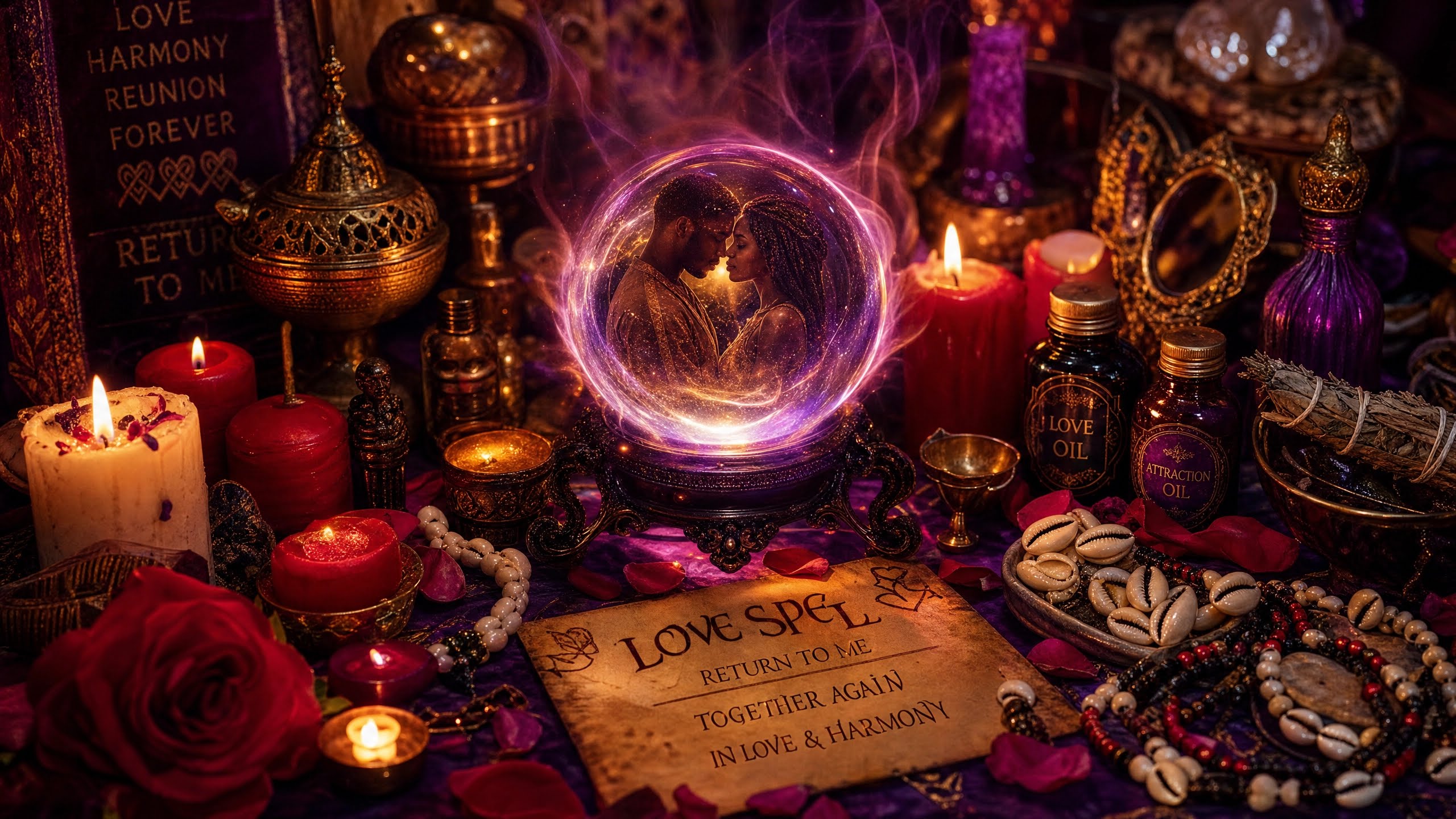 Lost love spells hero reunion ritual materials