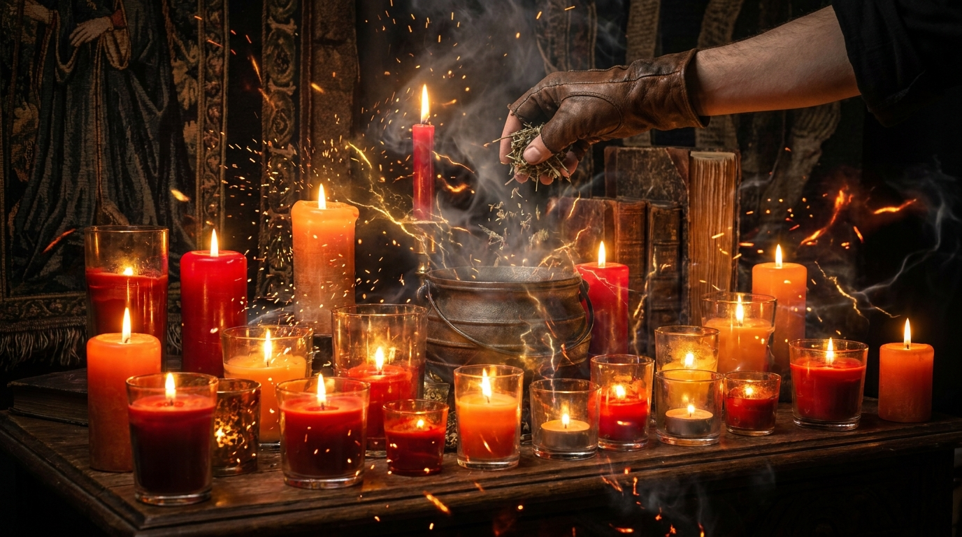 Candle Colors and Their Meaning in Love Spells: A Symbolism Reference