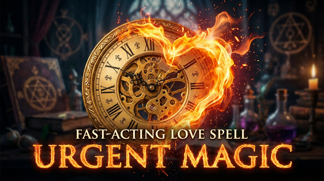 A candle flame beside a clock face, marking the slow, gradual settling of a binding over time